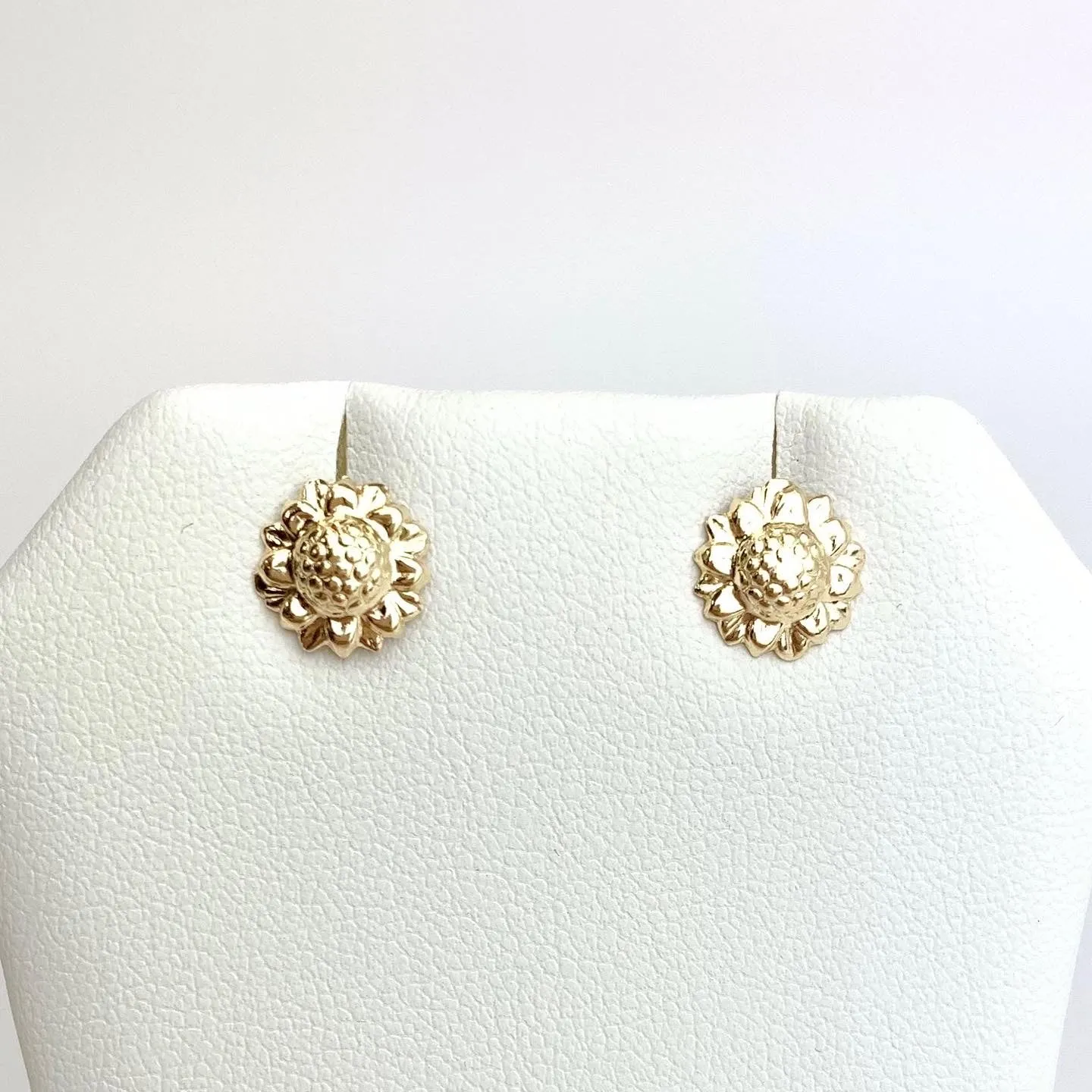 14k Gold Filled Sunflower Studs