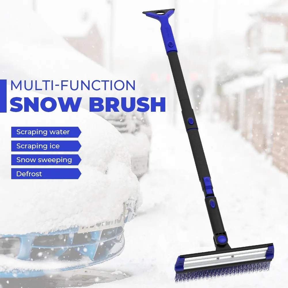 4-in-1 Snow Shovel Ice Scraper Brush Water Remover Car Tool