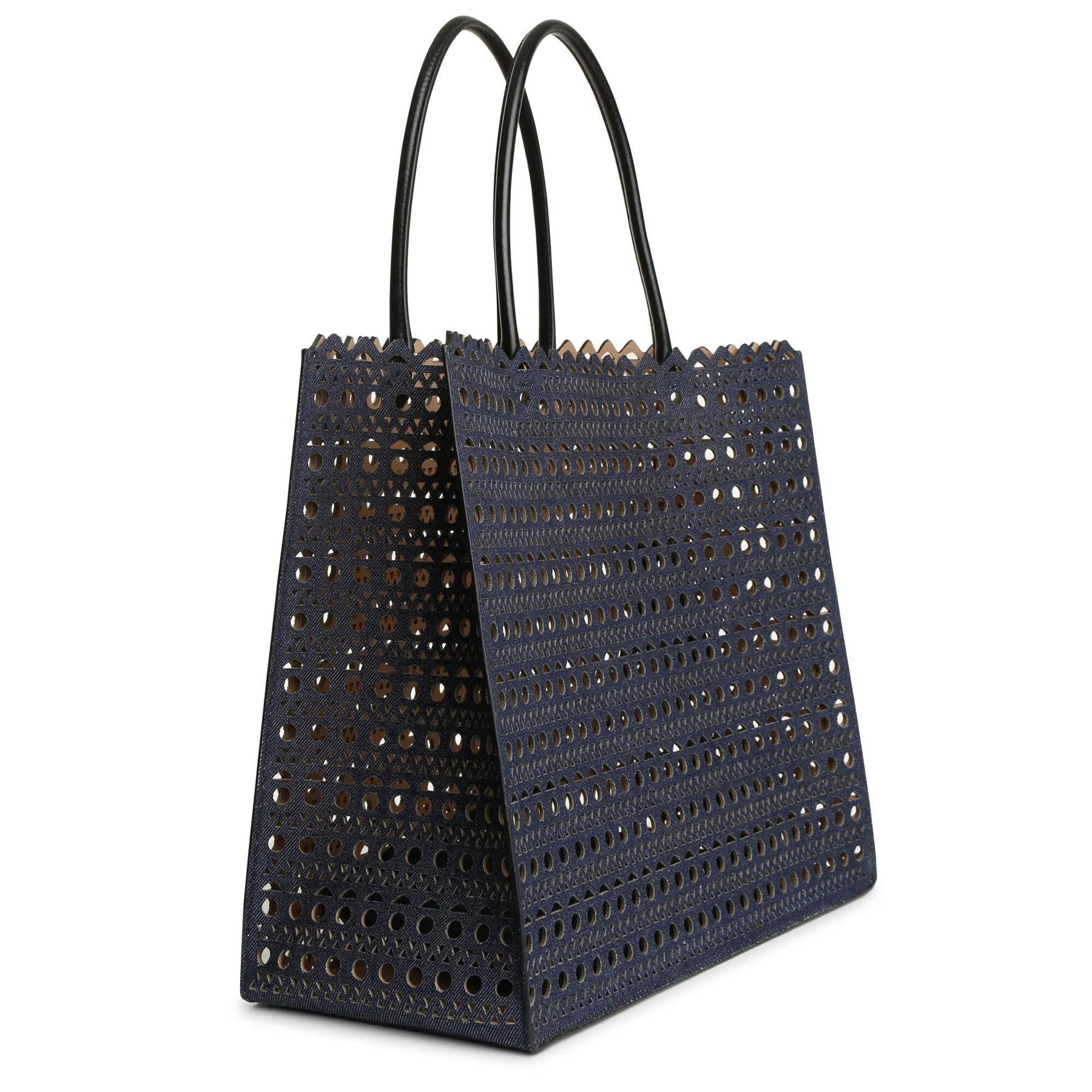 Alaïa Garance 16 denim tote bag