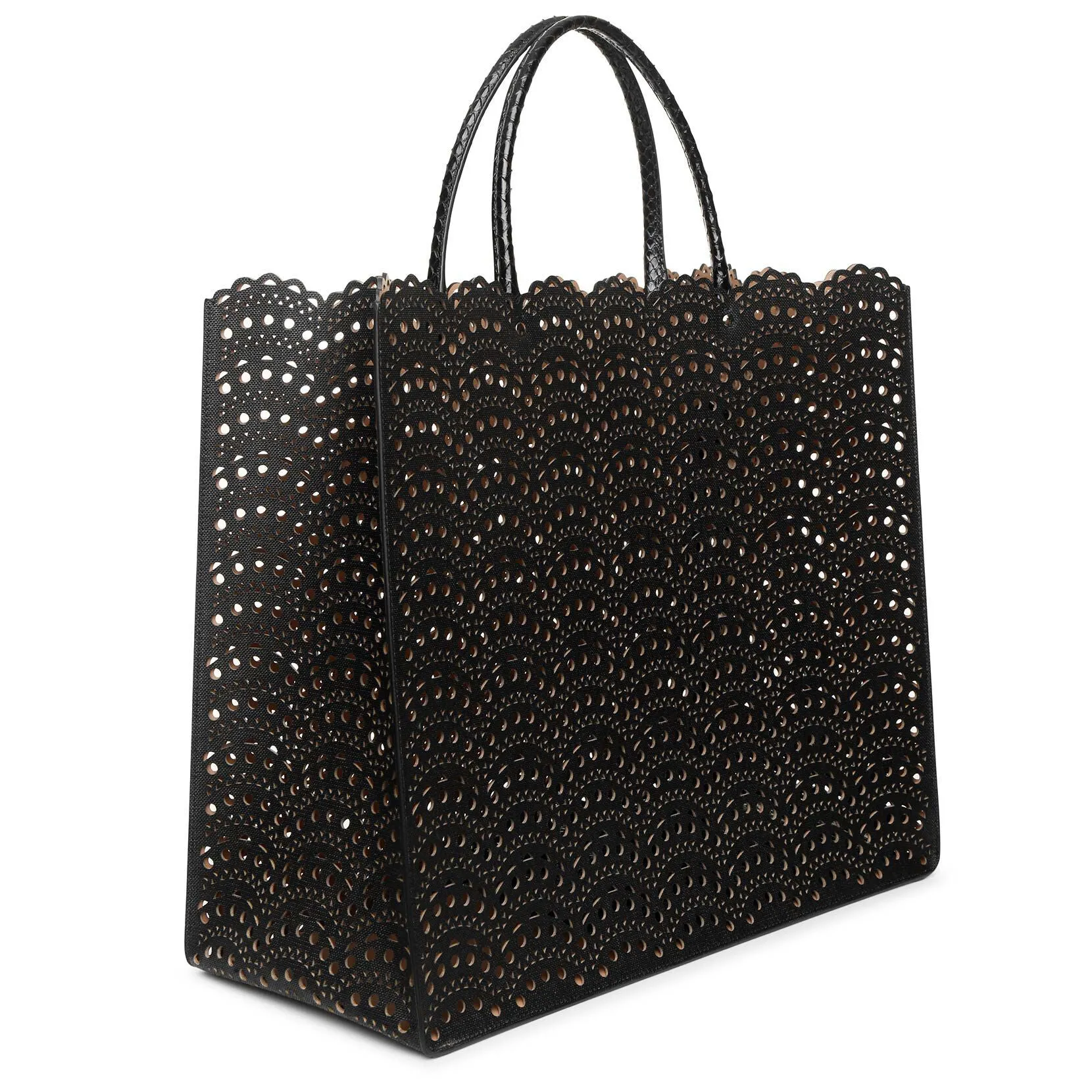 Alaïa Garance 42 Large black tote bag