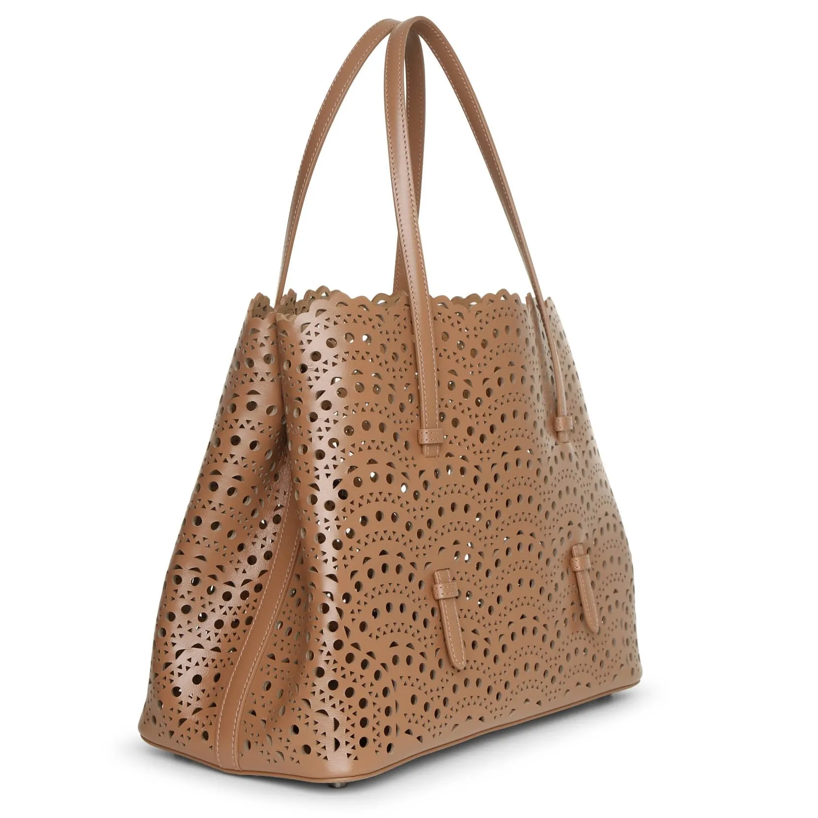 Alaïa Mina 32 dark nude tote bag