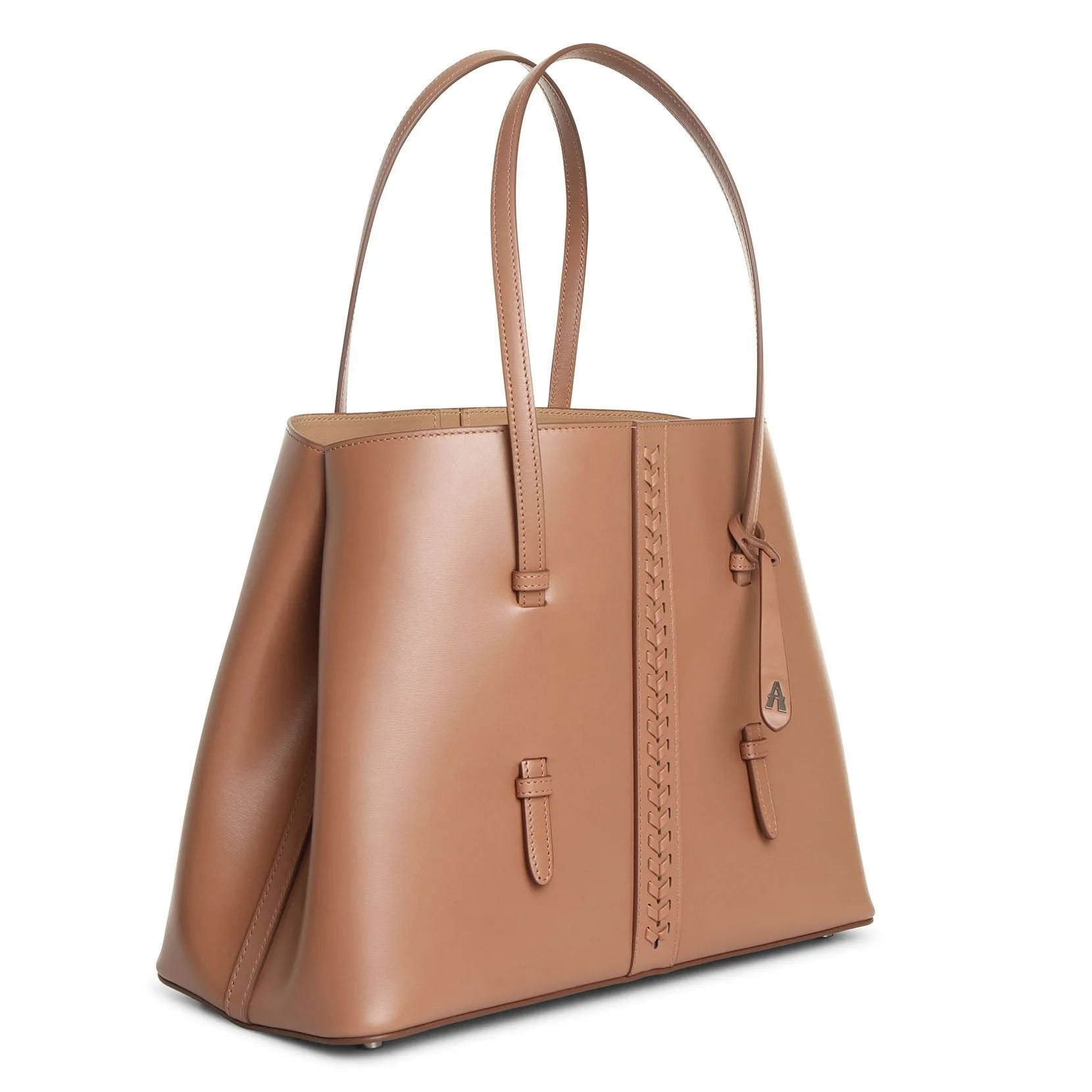 Alaïa Mina 32 sahara leather tote bag