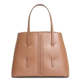 Alaïa Mina 32 sahara leather tote bag