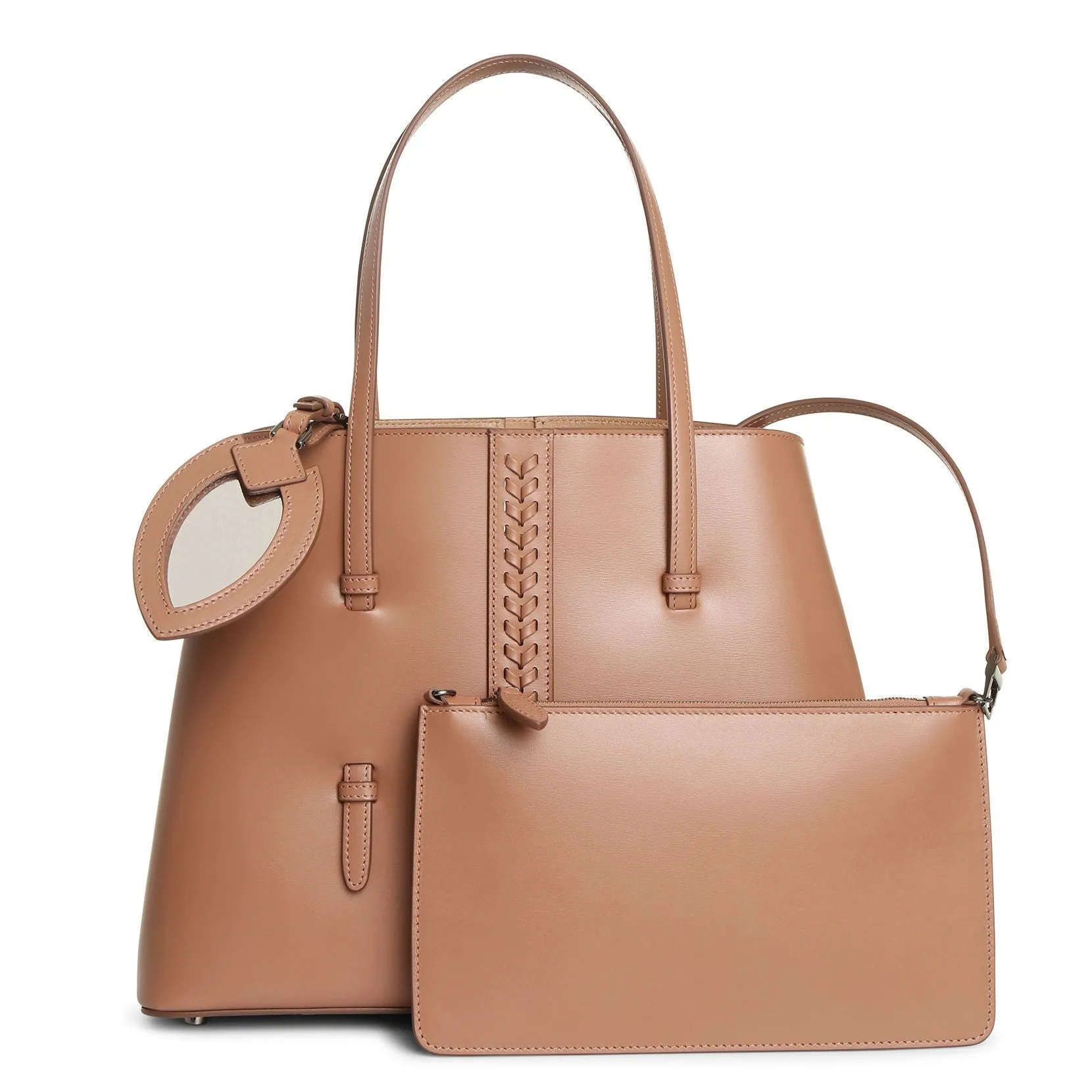 Alaïa Mina 32 sahara leather tote bag