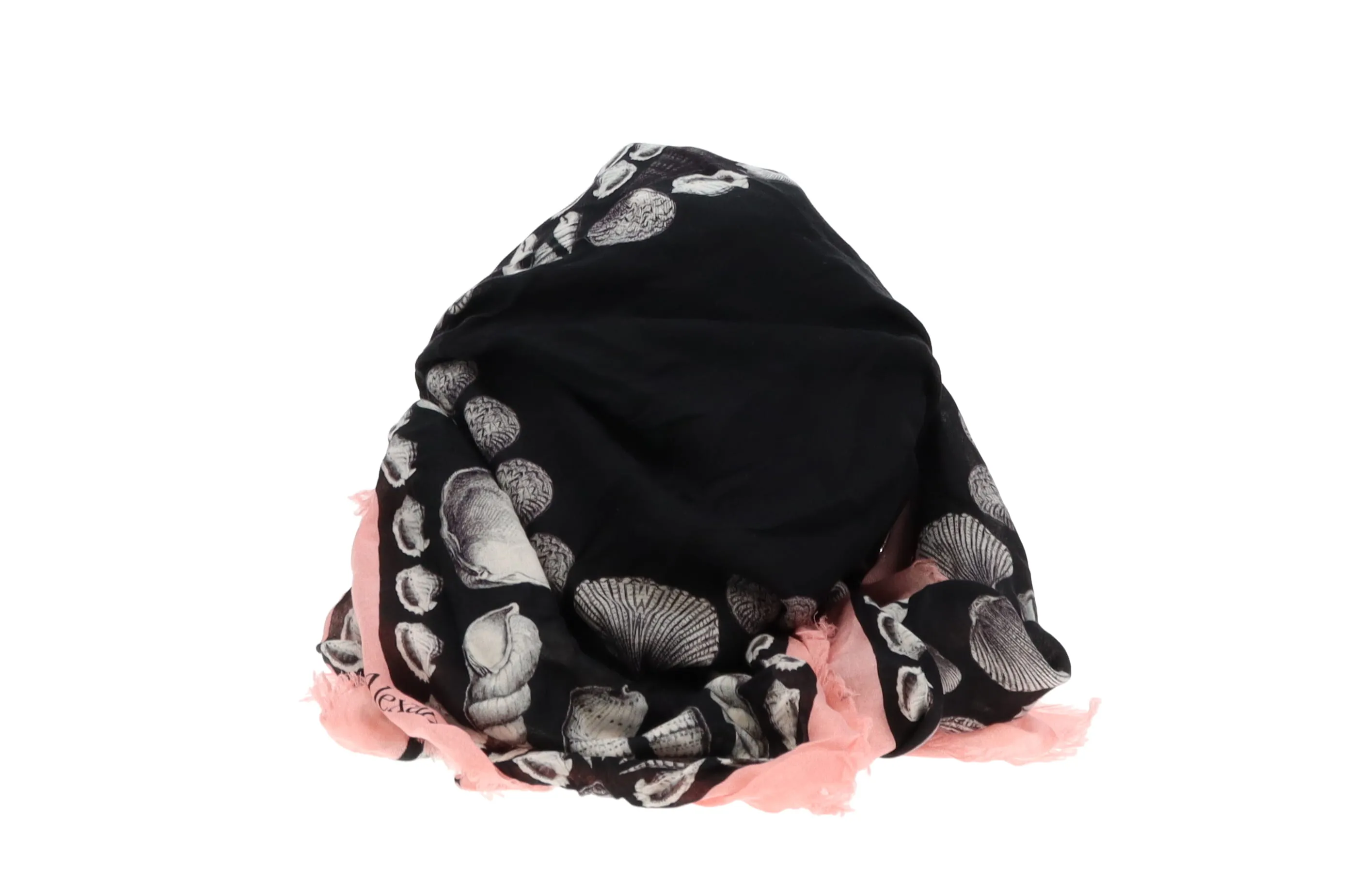 Alexander McQueen Seashell Scarf, Modal & Wool Blend