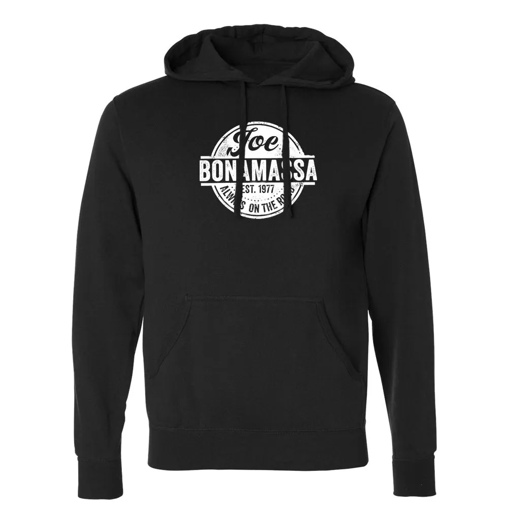 Always On The Road Stamp Pullover Hoodie (Unisex)