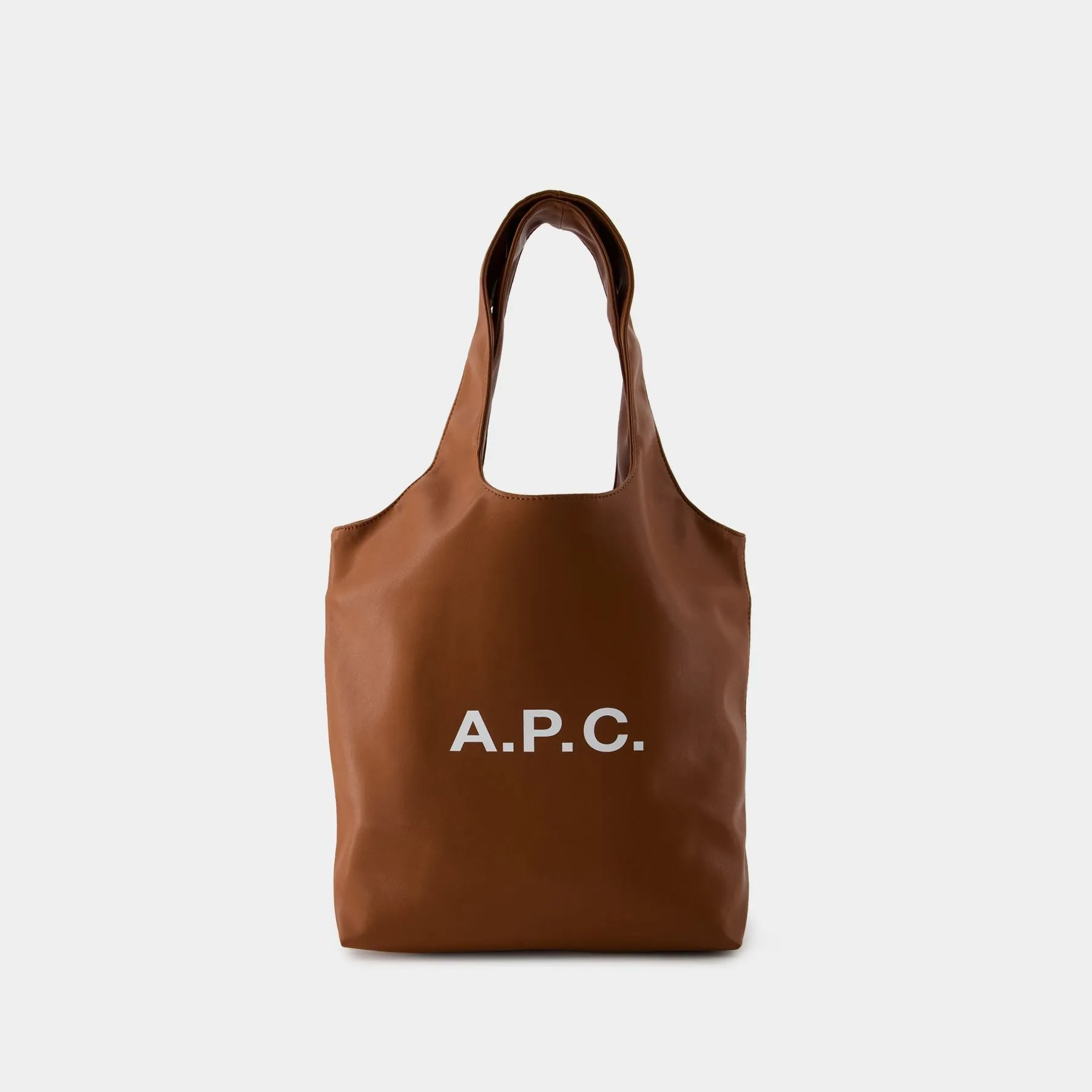 A.P.C.  Ninon Small Tote Bag - A.P.C. - Synthetic - Hazelnut