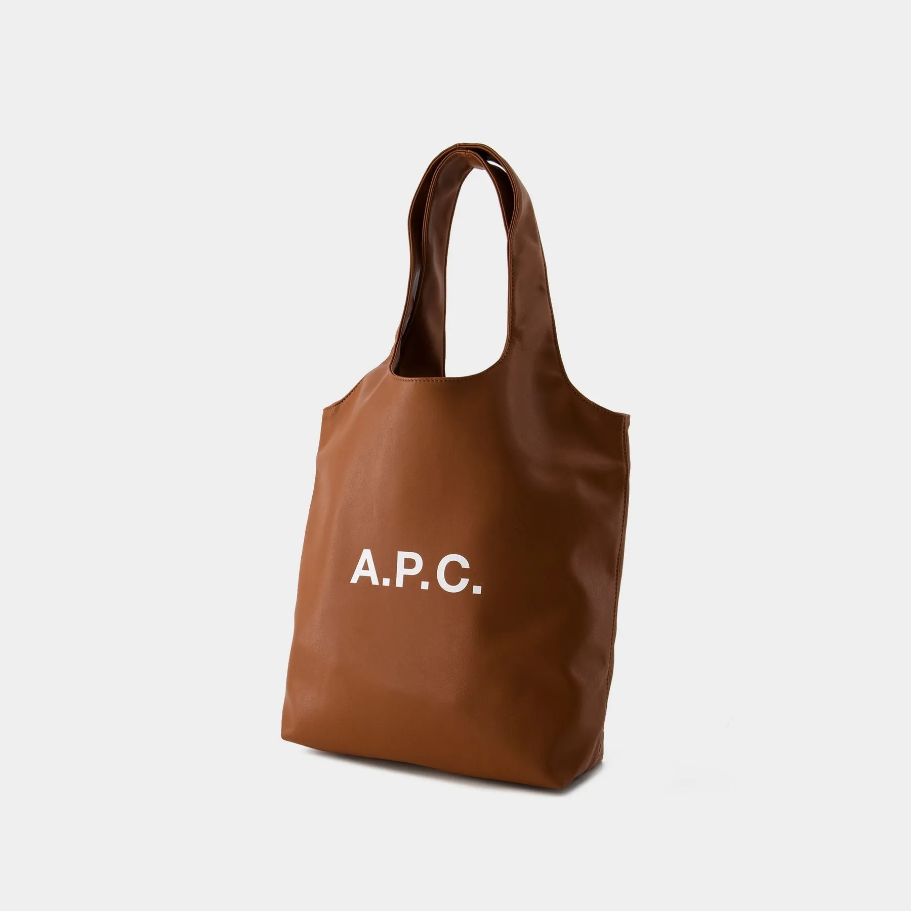 A.P.C.  Ninon Small Tote Bag - A.P.C. - Synthetic - Hazelnut