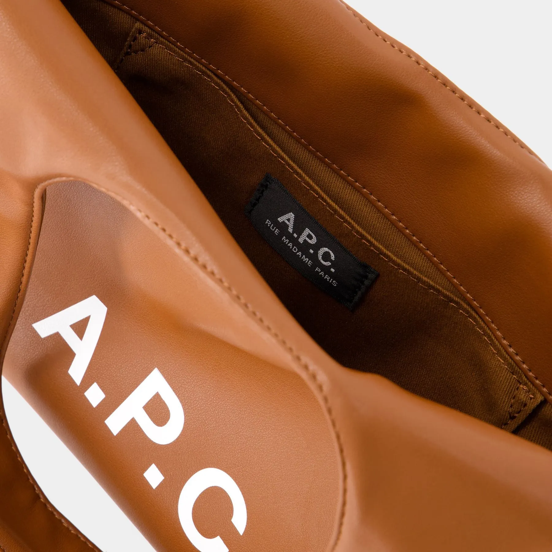 A.P.C.  Ninon Small Tote Bag - A.P.C. - Synthetic - Hazelnut