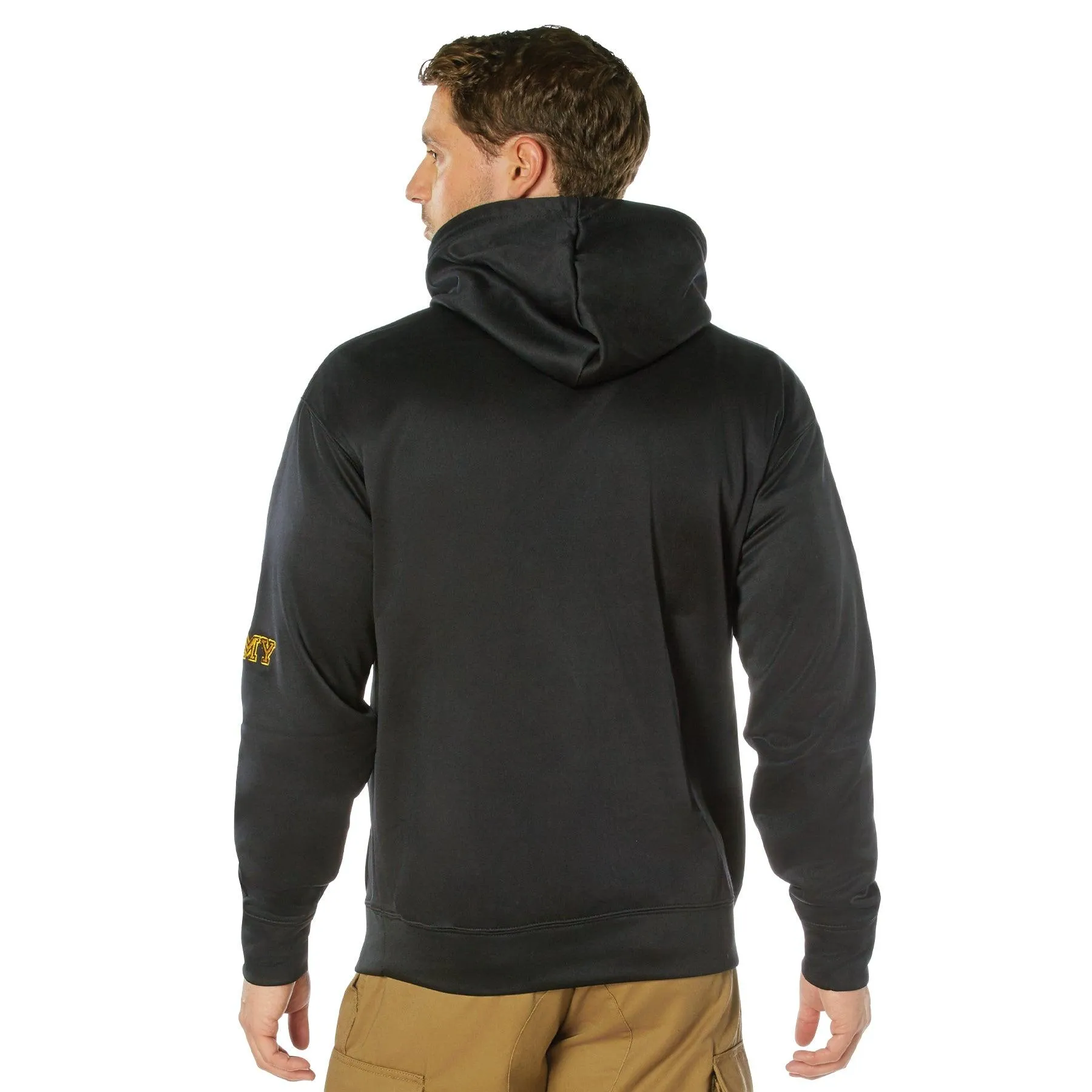 Army Pullover Hoodie - Black