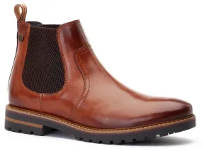 Base London Cutler Washed Leather Chelsea Boot