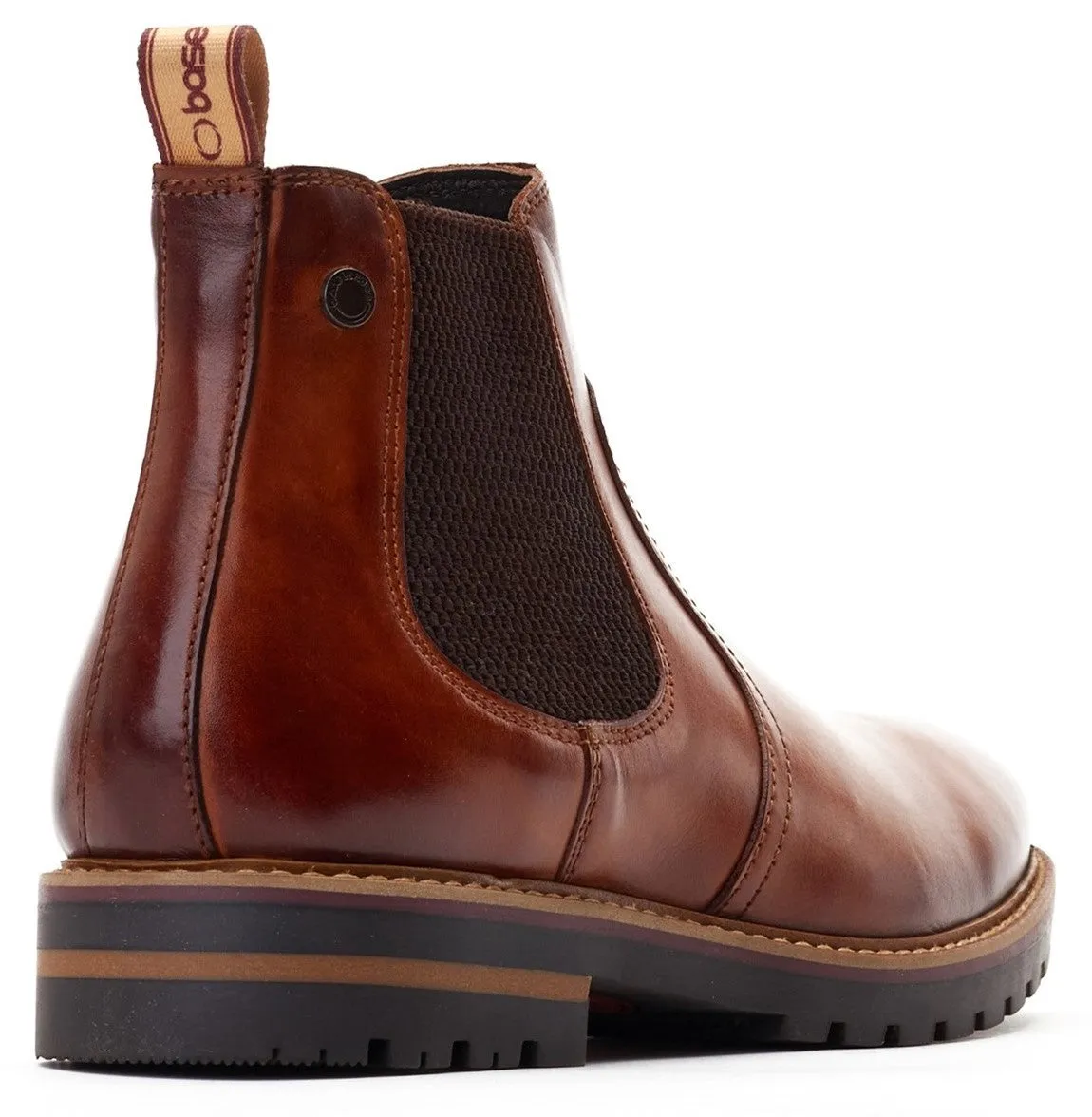 Base London Cutler Washed Leather Chelsea Boot