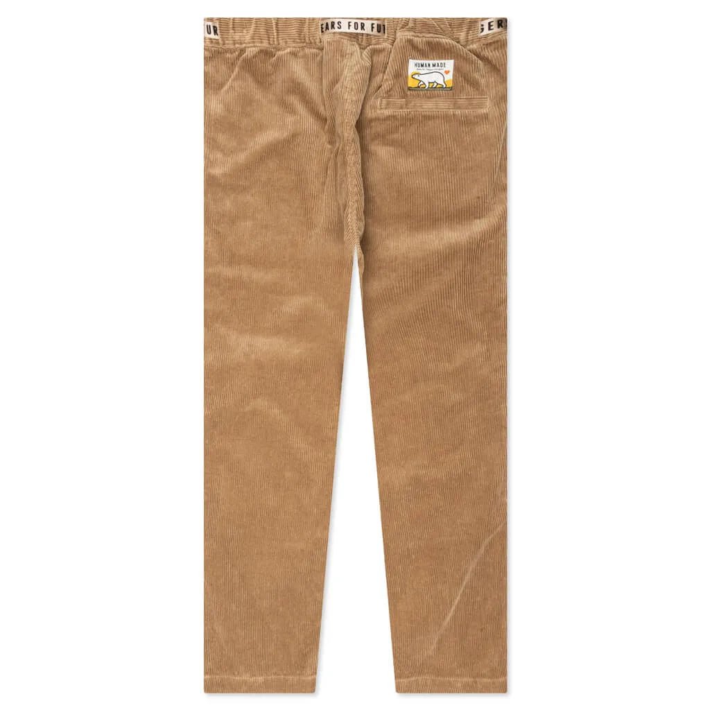 Beige Corduroy Pants