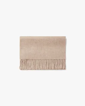 Beige Wool Scarf - Shop Now