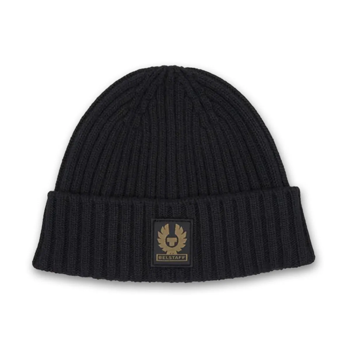 Belstaff Black Lambswool Beanie Watch