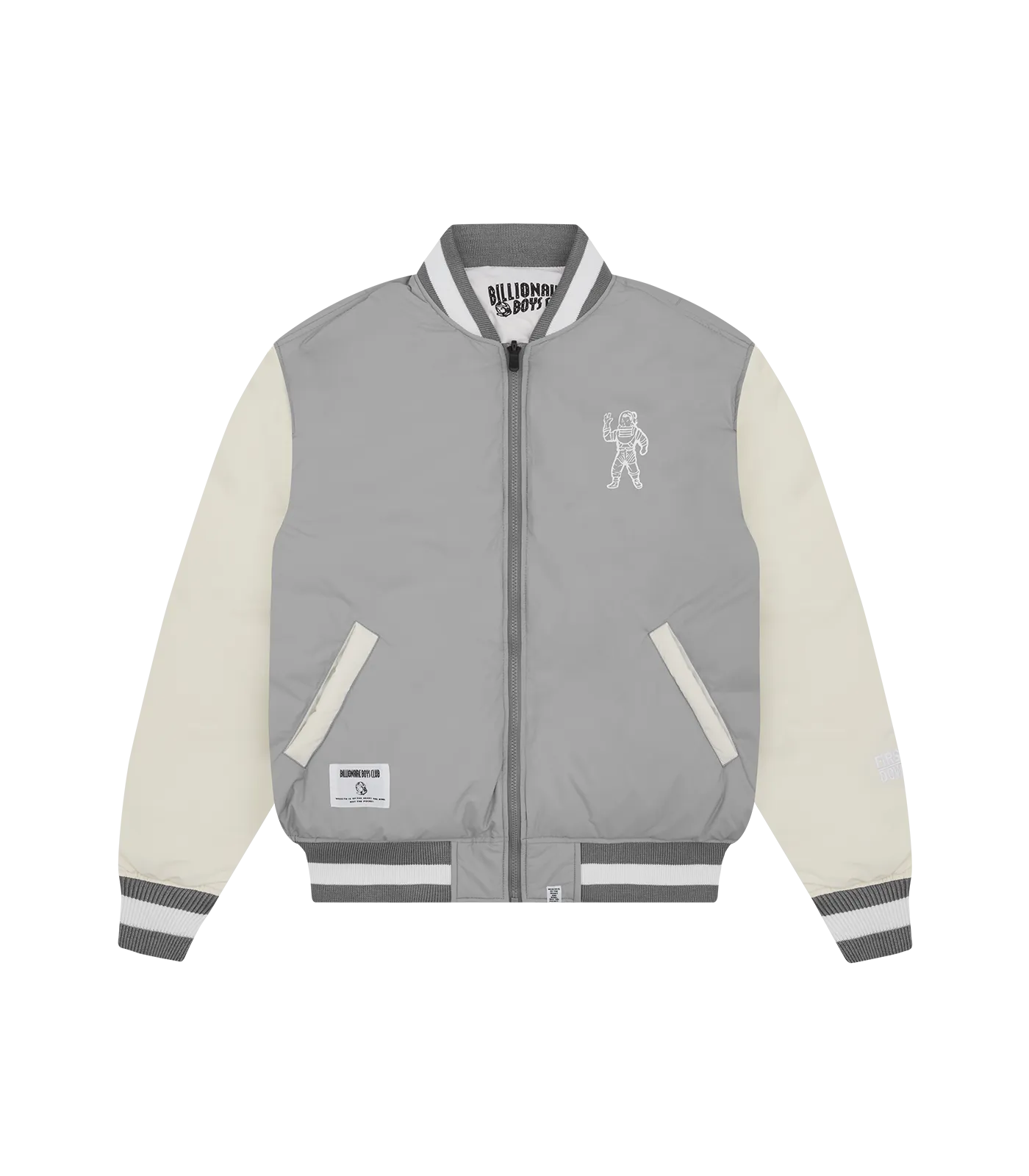 Billionaire Boys Club First Down Reversible MA-1 Jacket - Grey/Pink