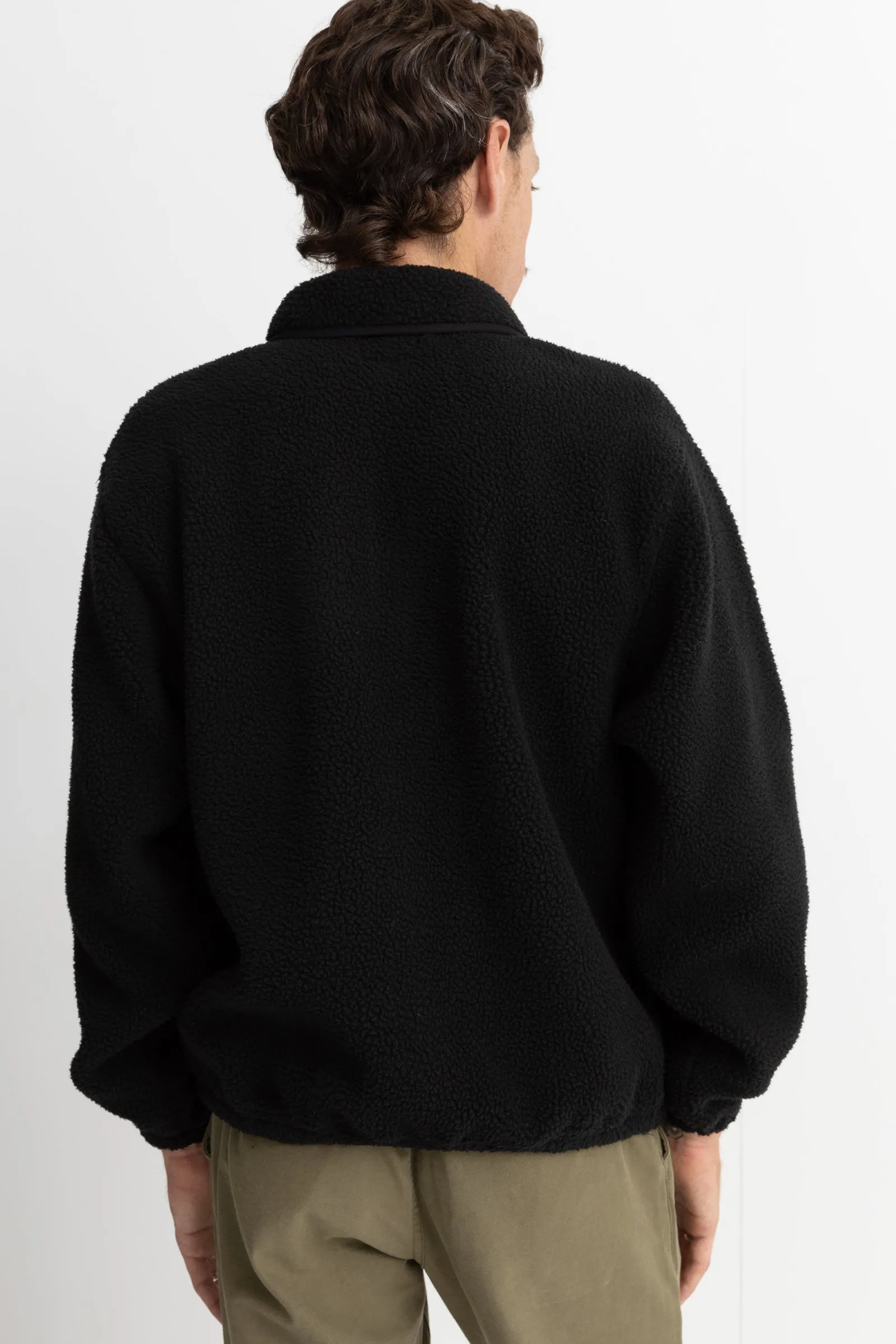 Black Sherpa Pullover