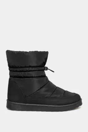 Black Snow Boots Extra Wide EEE Fit