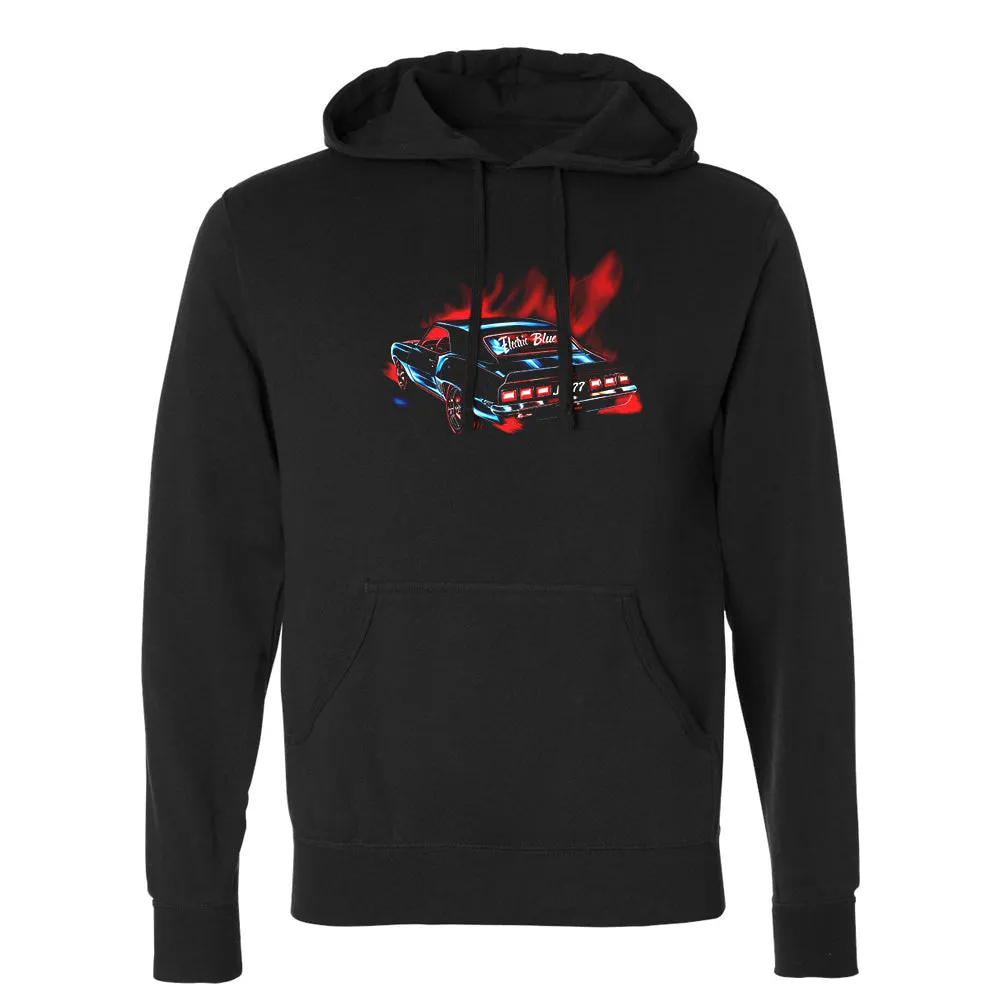 Blues In Overdrive Pullover Hoodie (Unisex)