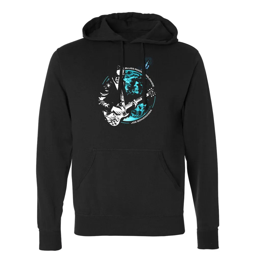 Blues Rock Worldwide Pullover Hoodie (Unisex)