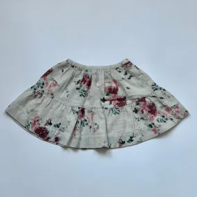 Bonpoint Rose Print Skirt - 4 Years - Brand New