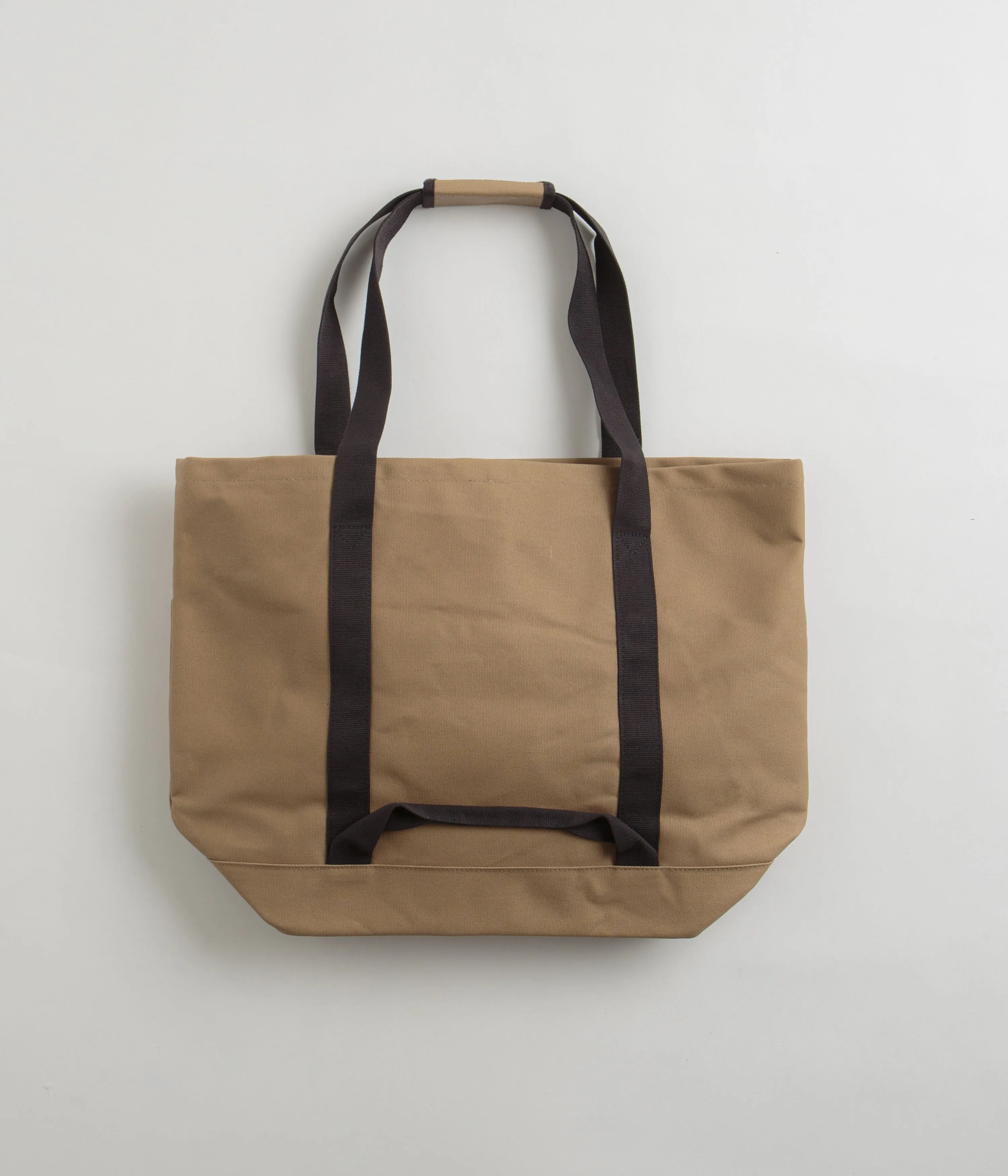 Brown Snow Peak Medium Tote Bag