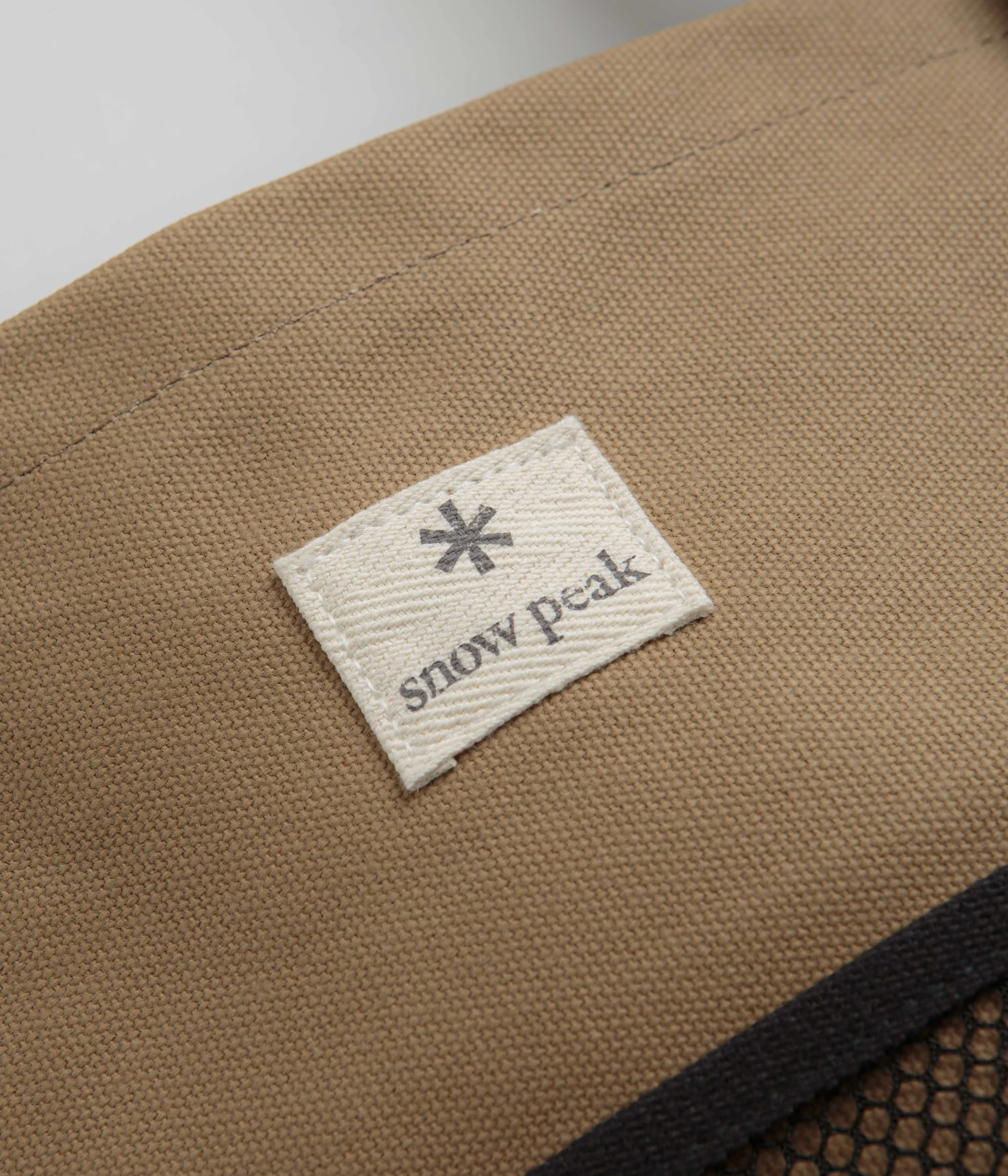 Brown Snow Peak Medium Tote Bag