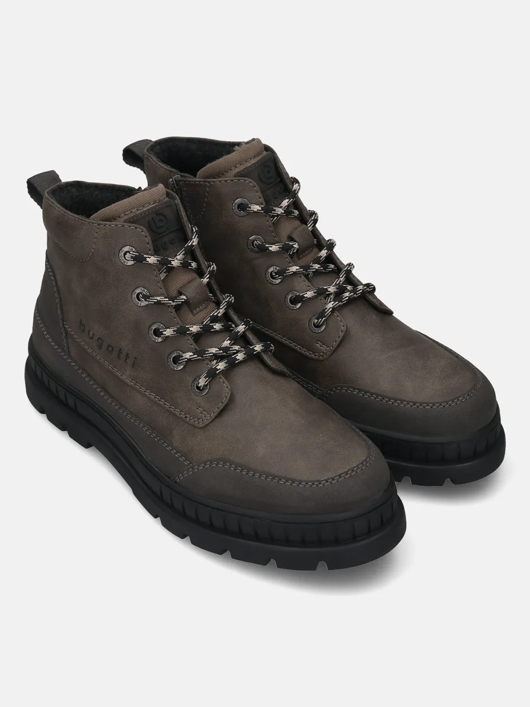 bugatti Brown & Dark Grey Casual Boots