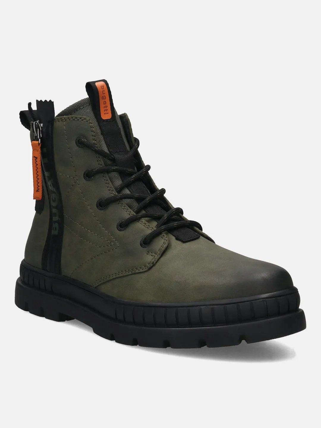 bugatti Dark Green Casual Boots