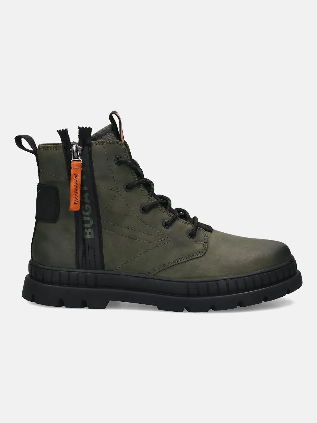 bugatti Dark Green Casual Boots