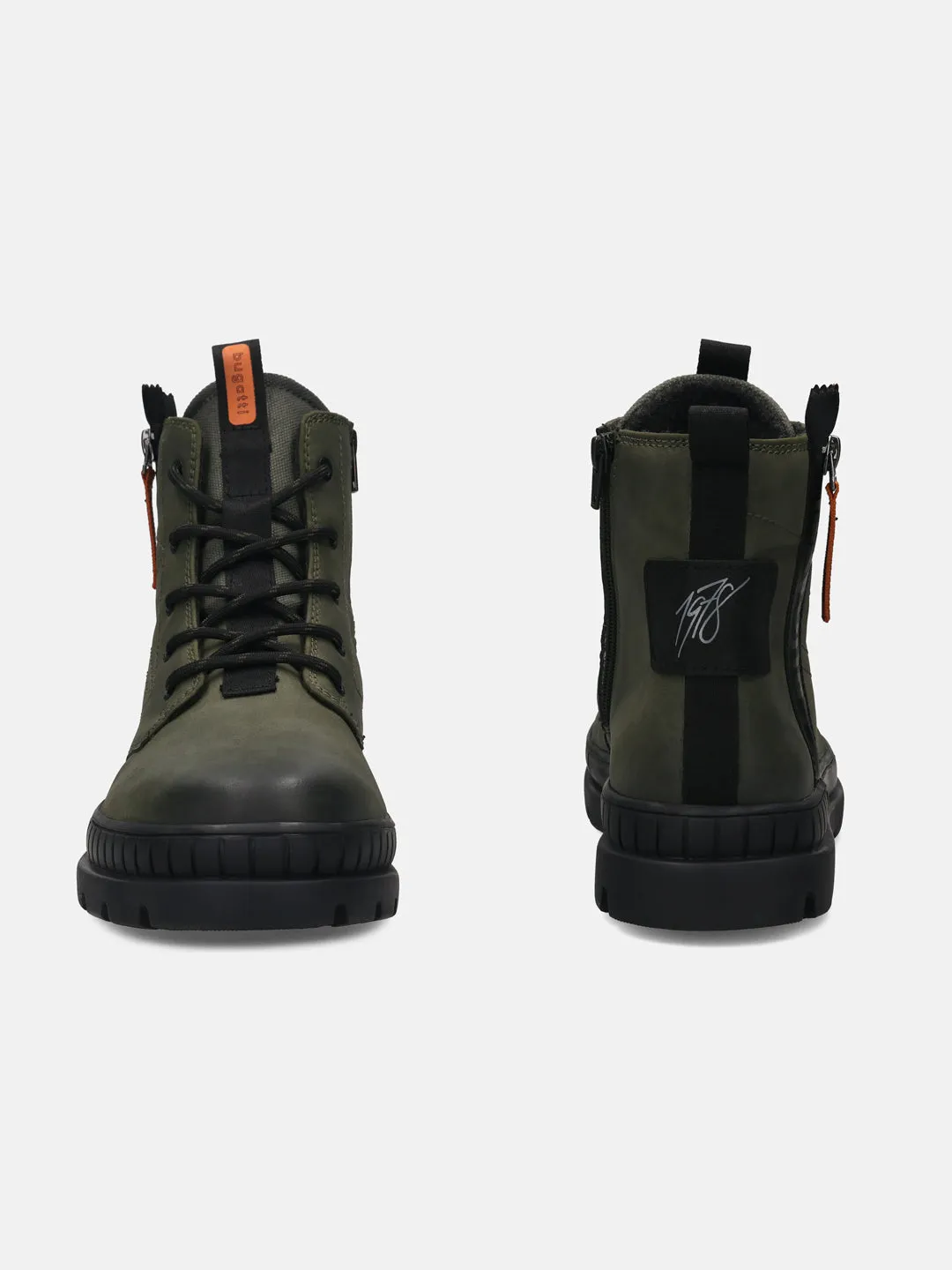 bugatti Dark Green Casual Boots