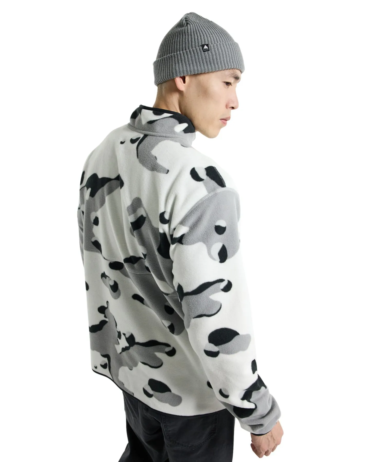 Burton Cinder Fleece Pullover - Stout White Cookie Camo