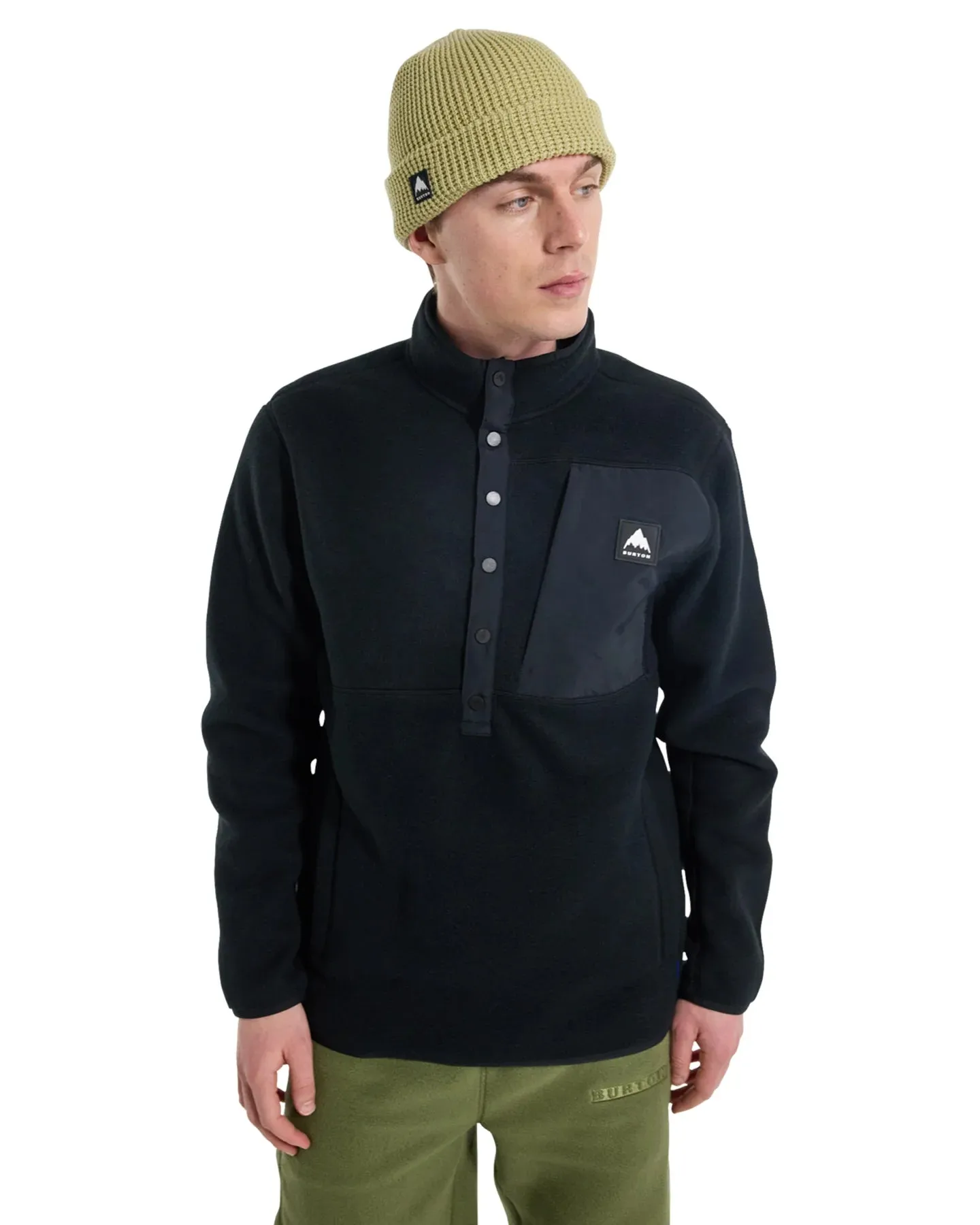 Burton Cinder Fleece Pullover - True Black