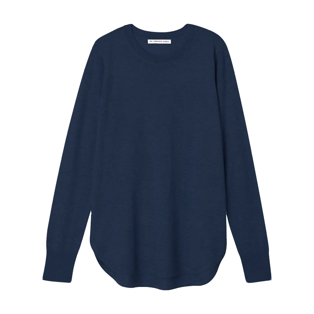 Cashmere Crewneck | Shop Cashmere Shirttail Crew Shirts Online