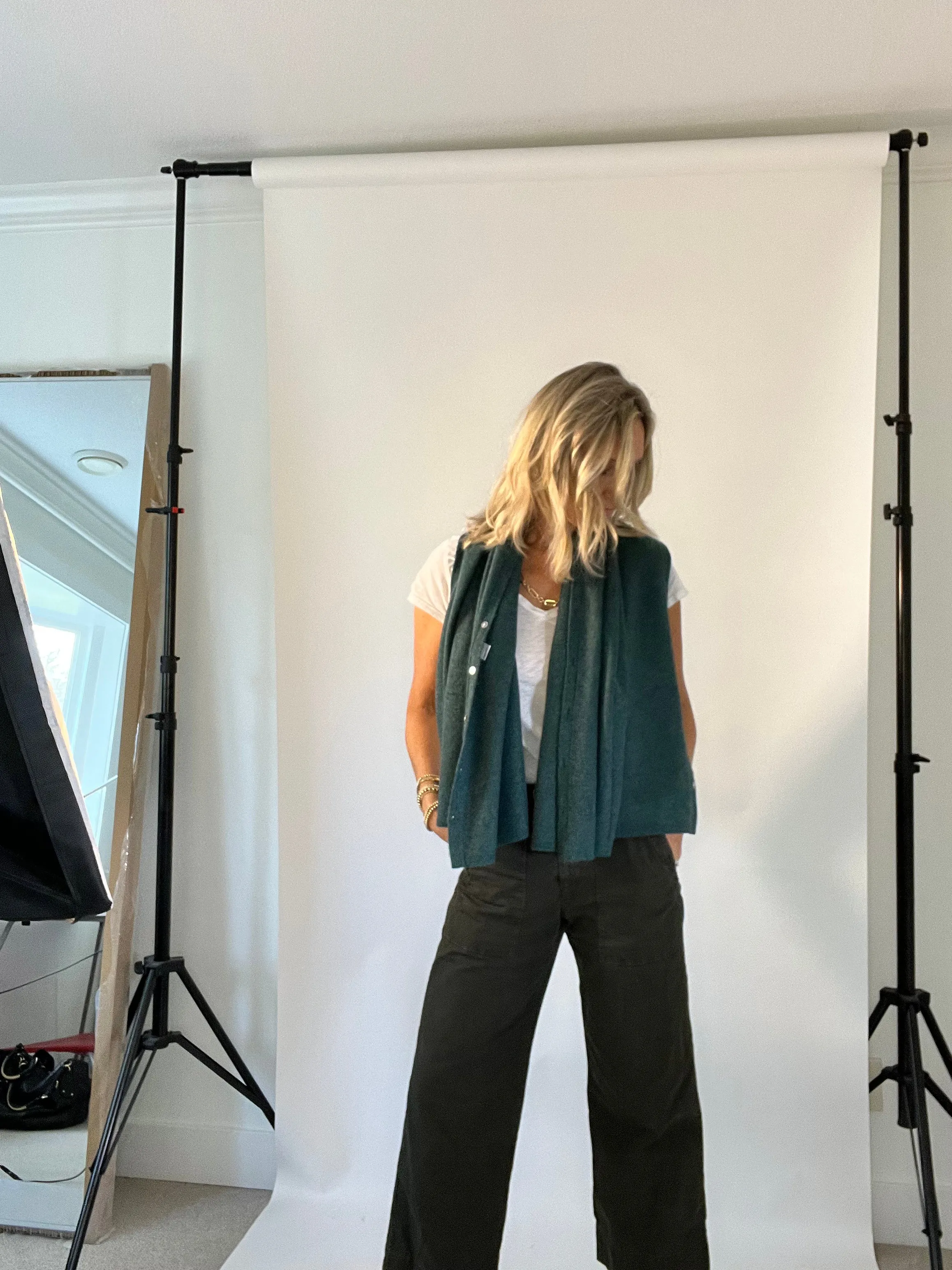 Cashmere Poncho | Forest Green | Highland | Back in Stock