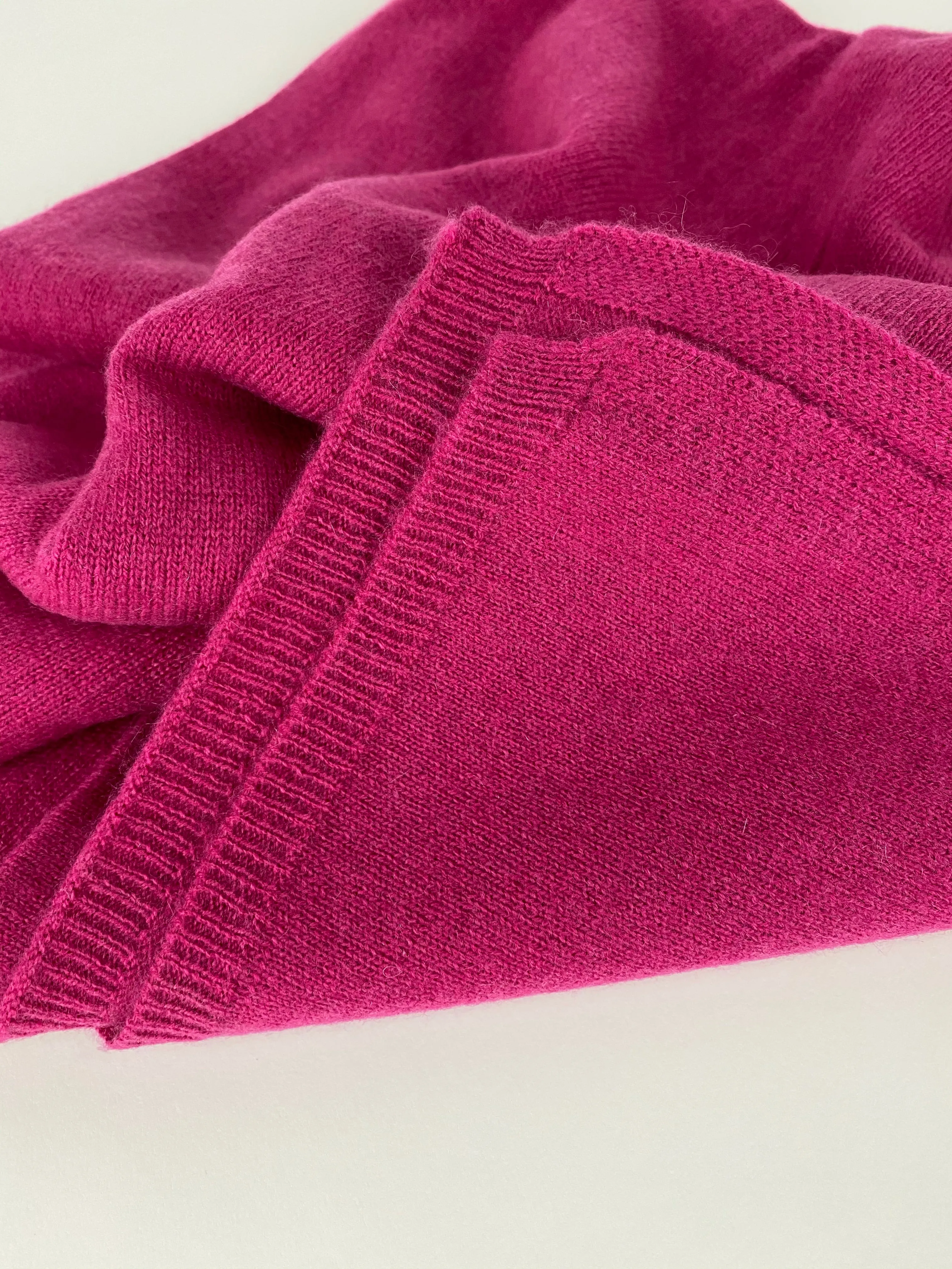 Cashmere Scarf Coulis Pink 30/70 - Last One!