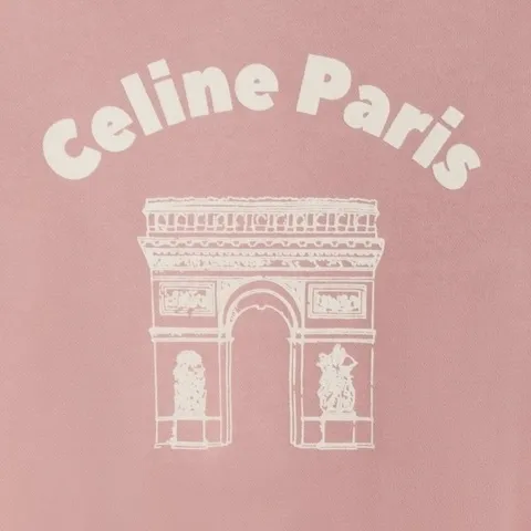 Celine Arc de Triomphe Cotton Fleece Sweatshirt