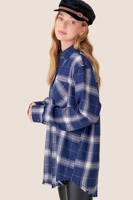 Celine Plaid Flannel Shirt