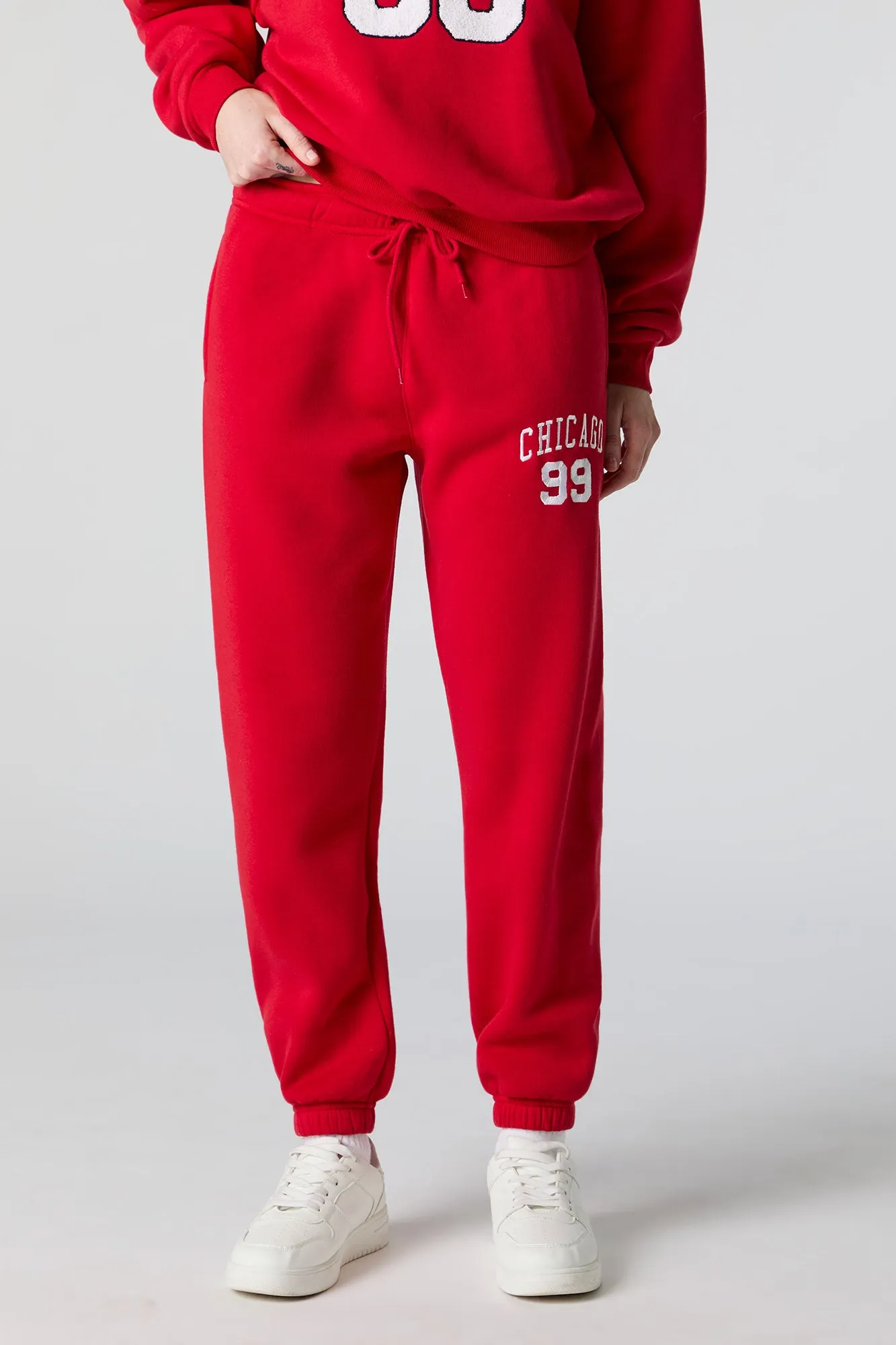 Chicago Fleece Everyday Jogger with Embroidery