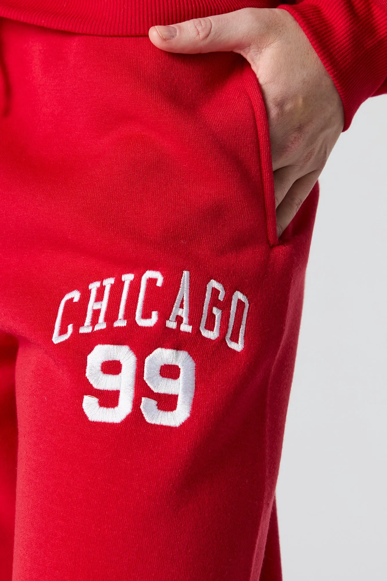 Chicago Fleece Everyday Jogger with Embroidery