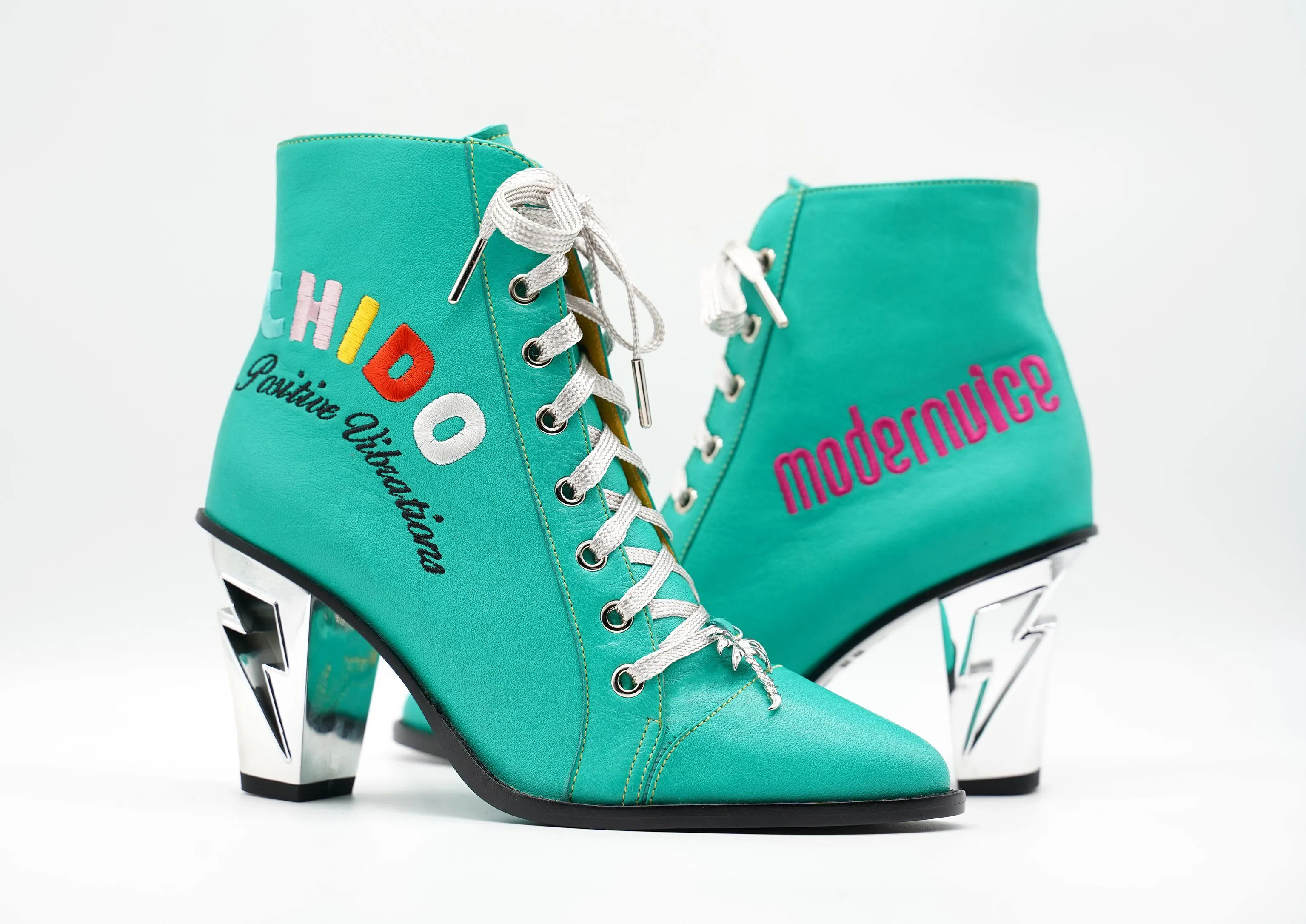 Chido x Modern Vice Palm Tree Boot - Customizable and Available for Purchase