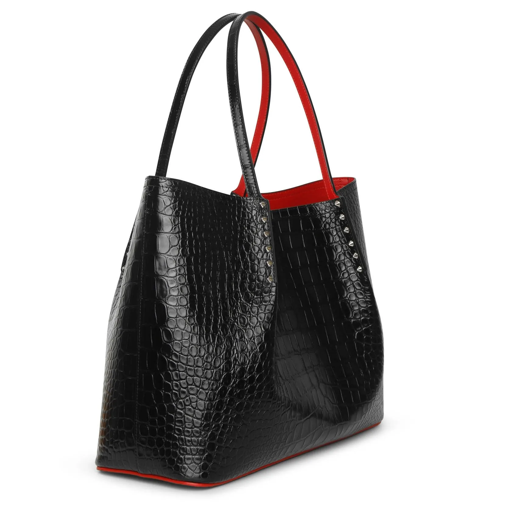 Christian Louboutin Cabarock large calf leather tote bag