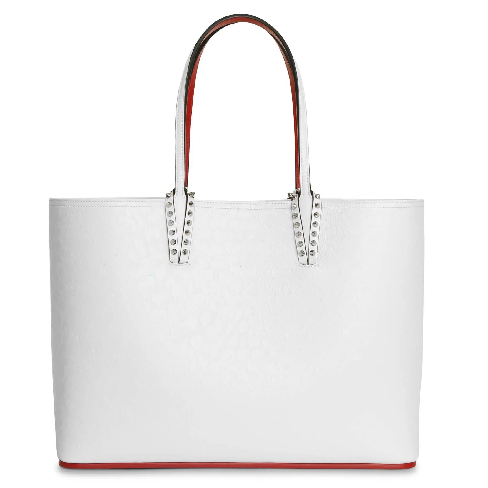 Christian Louboutin Cabata large white tote bag