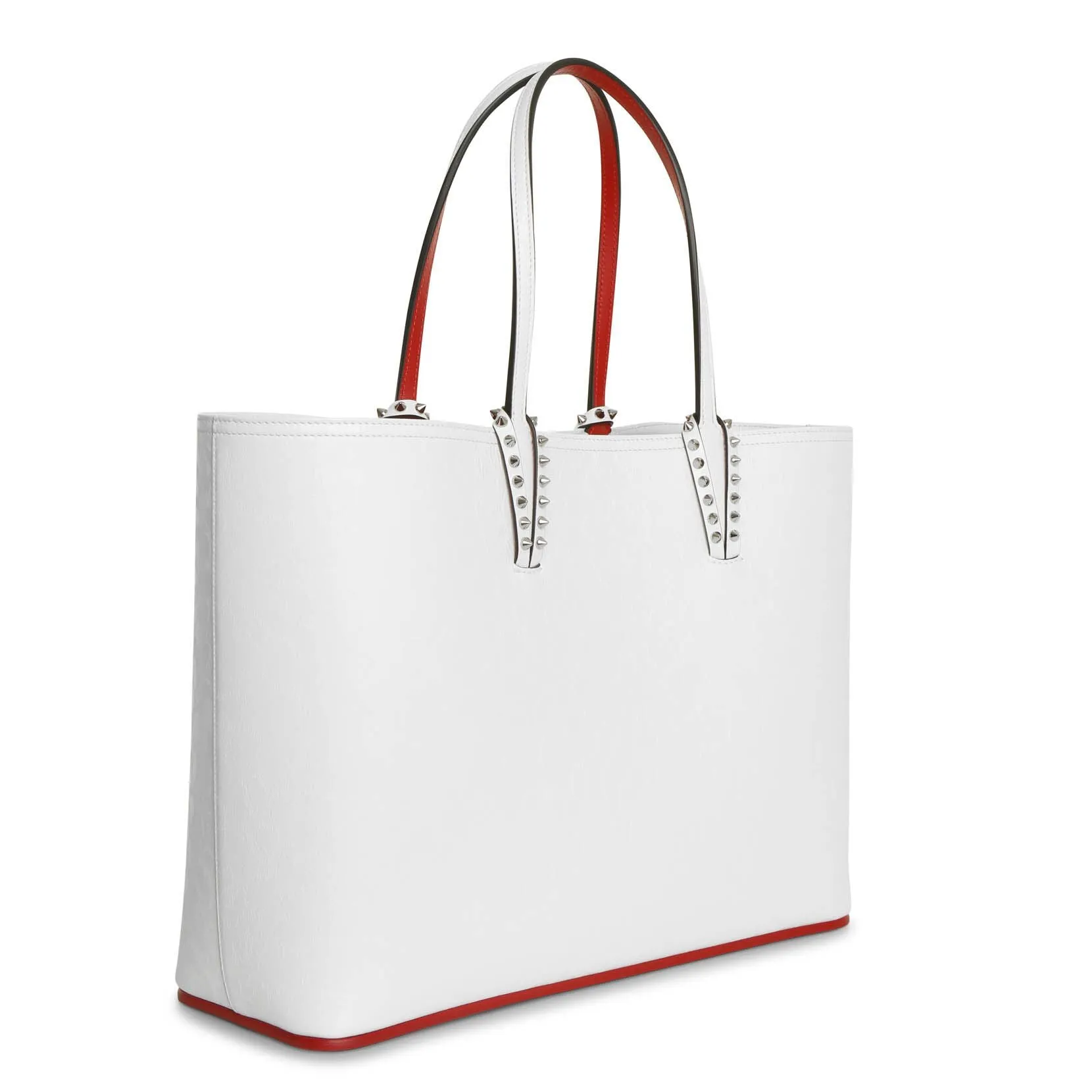 Christian Louboutin Cabata large white tote bag