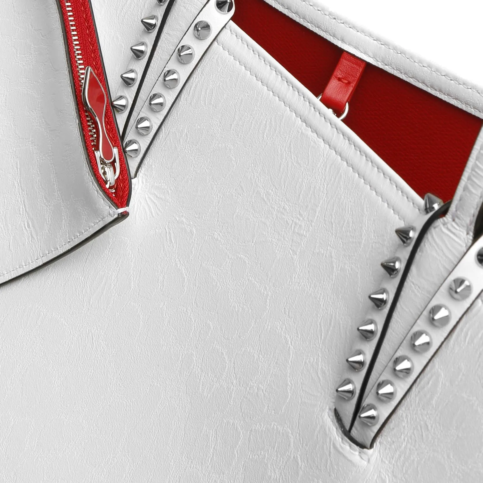 Christian Louboutin Cabata large white tote bag