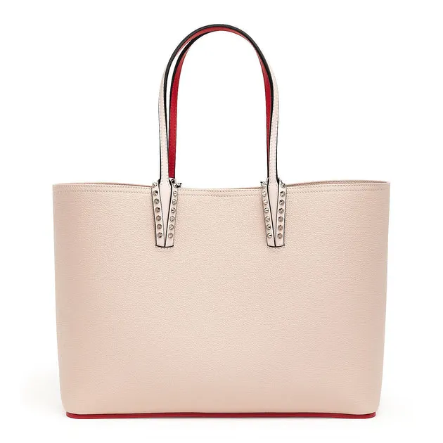 Christian Louboutin Cabata light beige tote bag