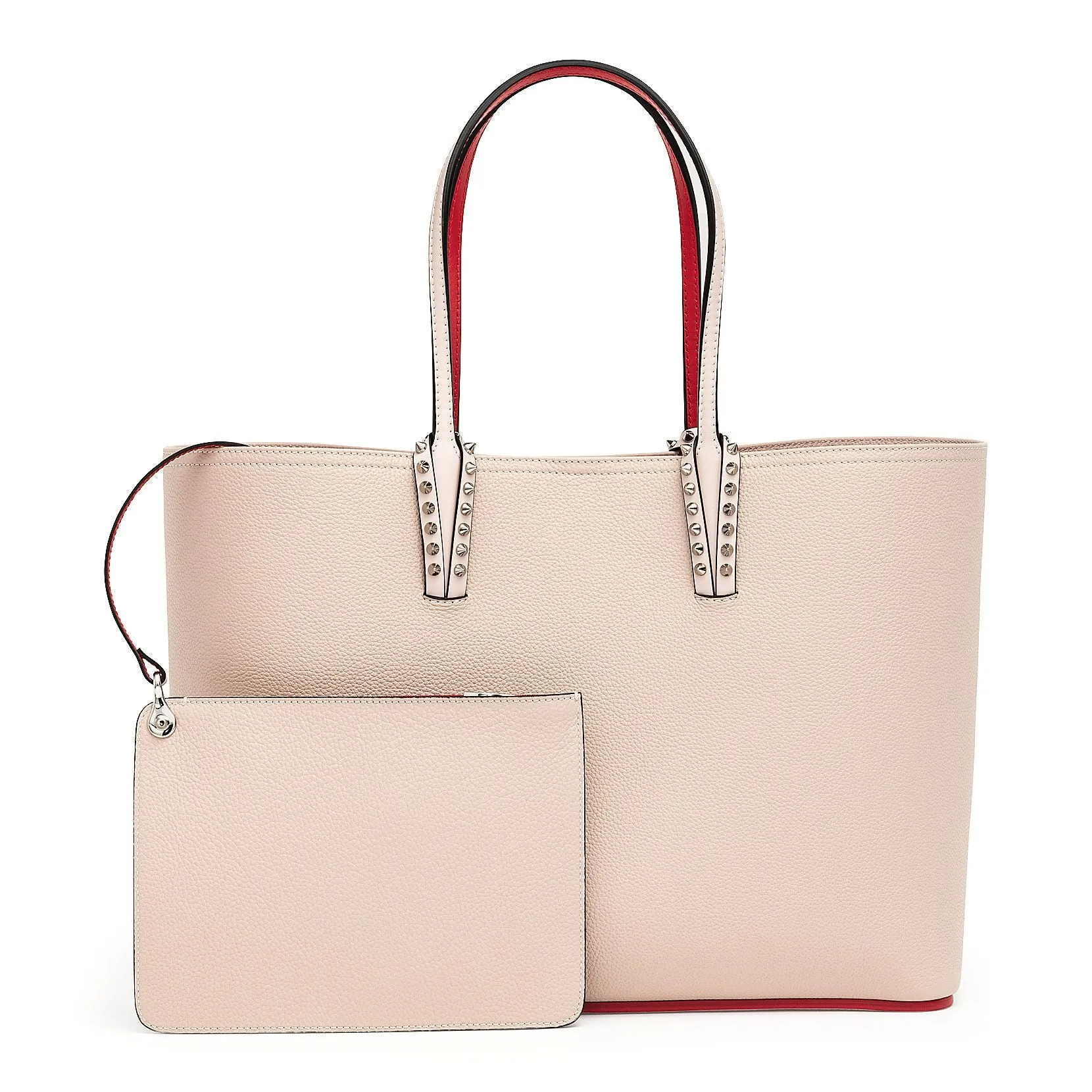 Christian Louboutin Cabata light beige tote bag