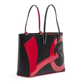 Christian Louboutin Cabata love patent black tote bag