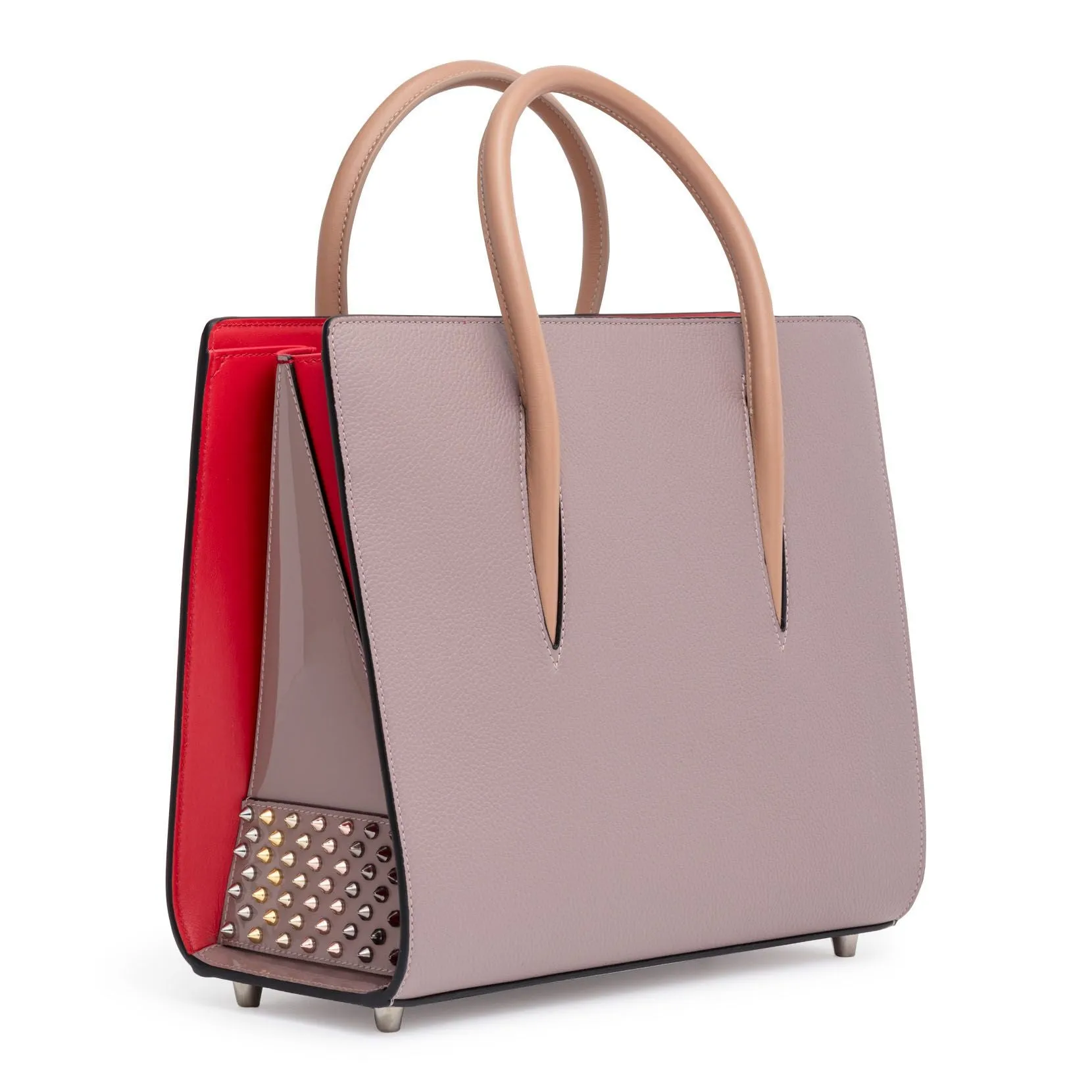 Christian Louboutin Paloma dusty pink medium tote bag