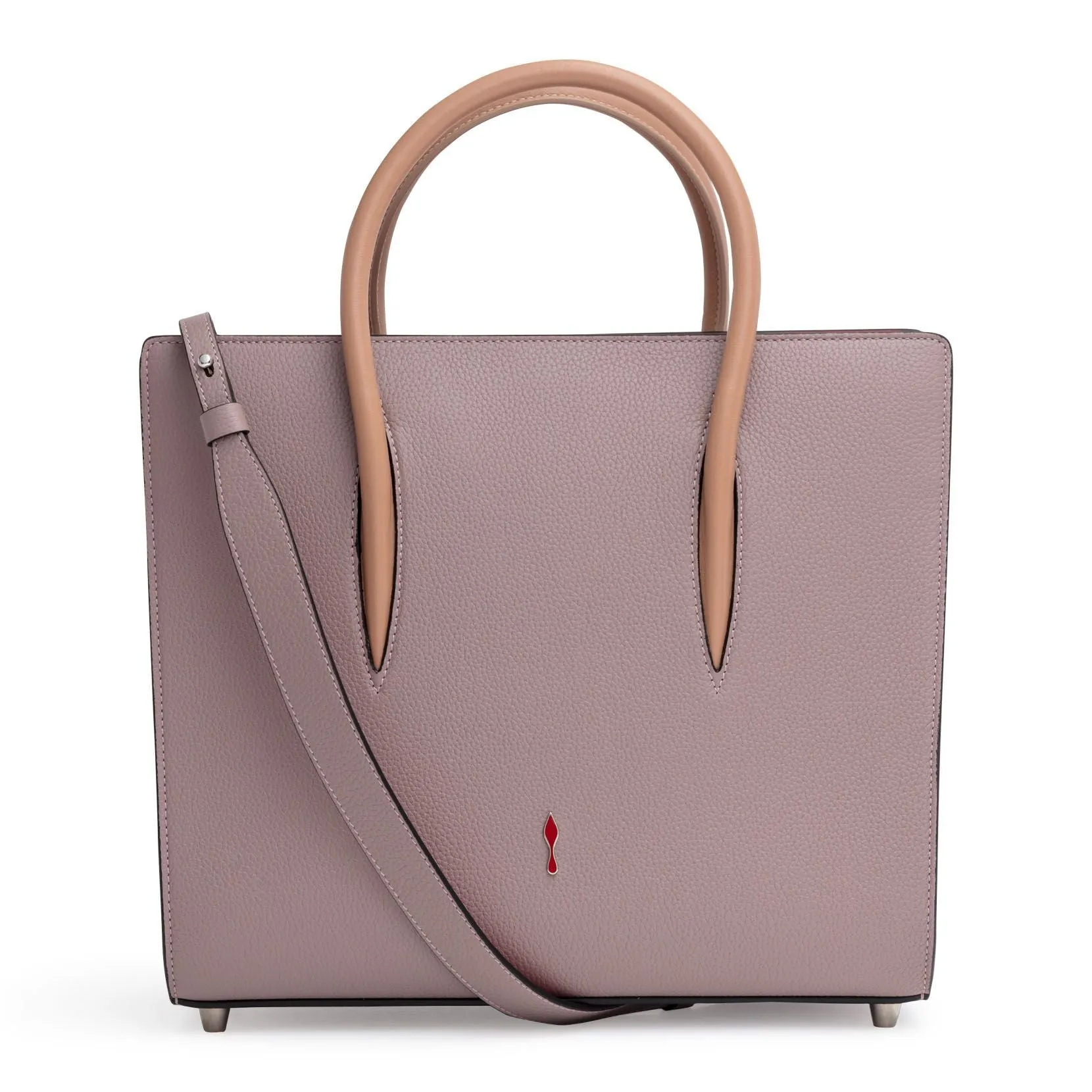 Christian Louboutin Paloma dusty pink medium tote bag